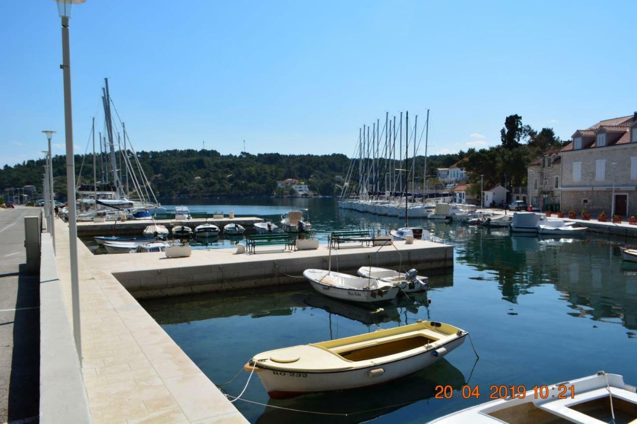 Sealodge - Luxe Villa, Private Pool, Mooring, Parking, Sea & Mountain View, At 150 M From Idyllic Private Beach Rogač Exterior foto